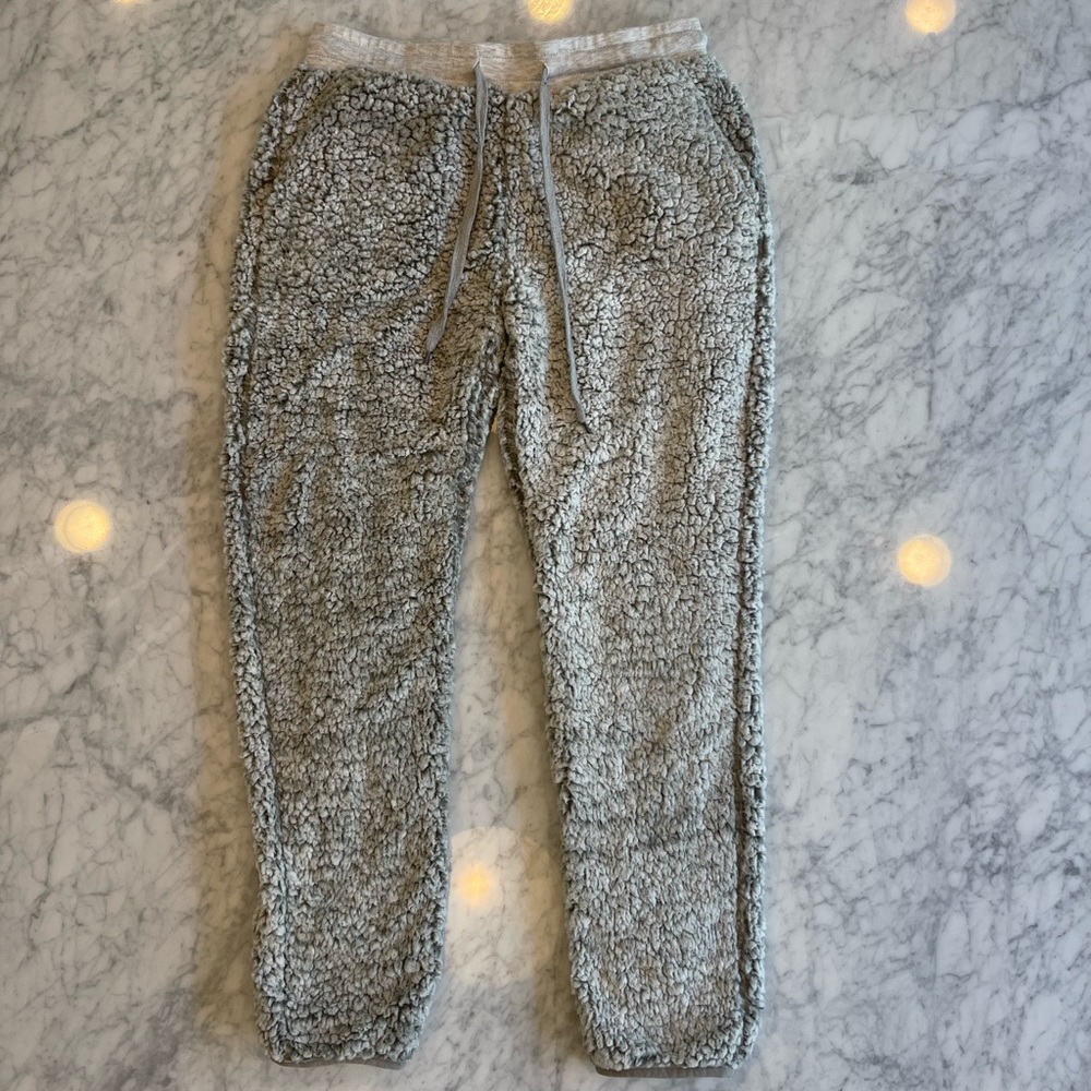 Reversible Sherpa Pants, BRAND: Nordic Fleece, SIZE: S, COLOR: Grey
